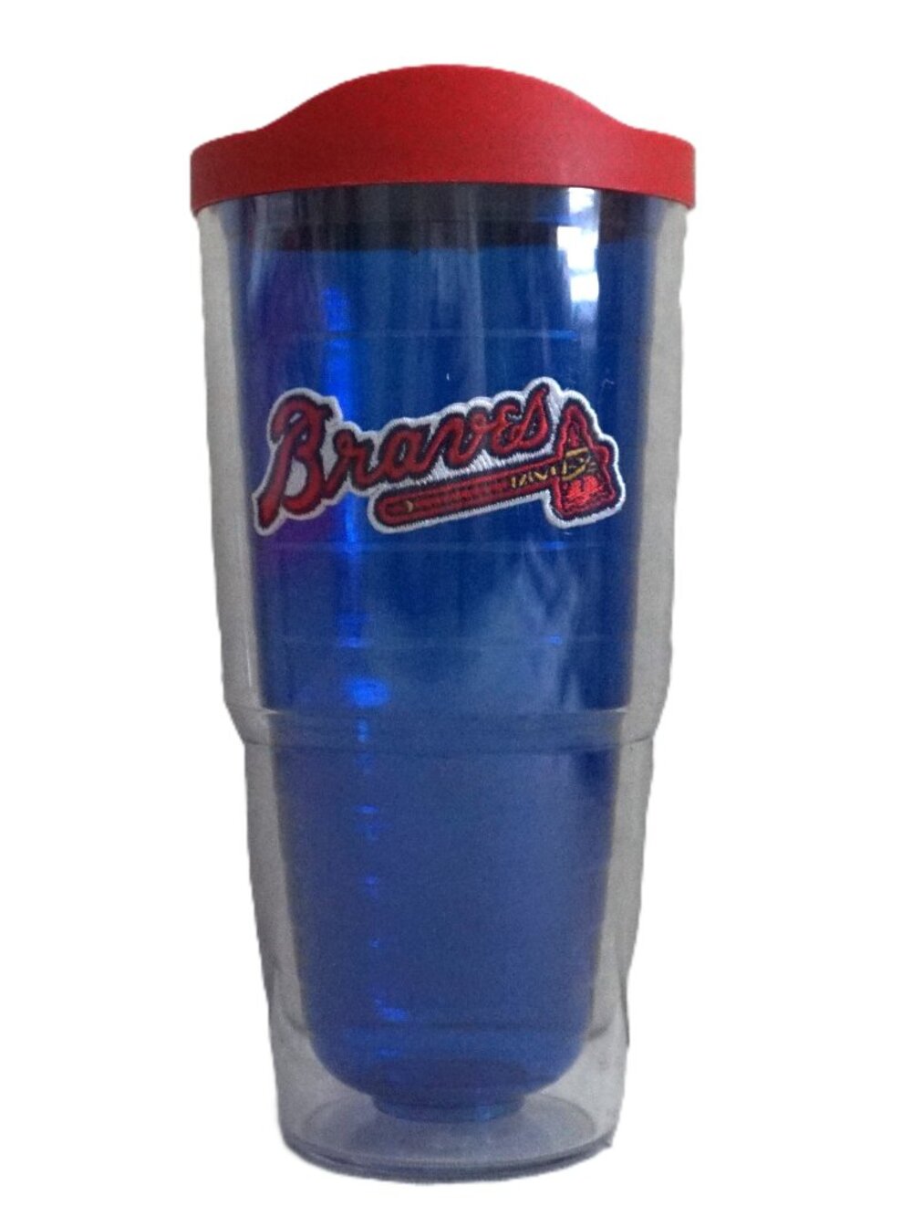 Tervis MLB Atlanta Braves 24 oz Cup with Lid Double Wall Insulated Blue & Red